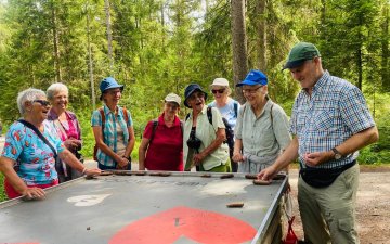 Wandern einmal pro Monat